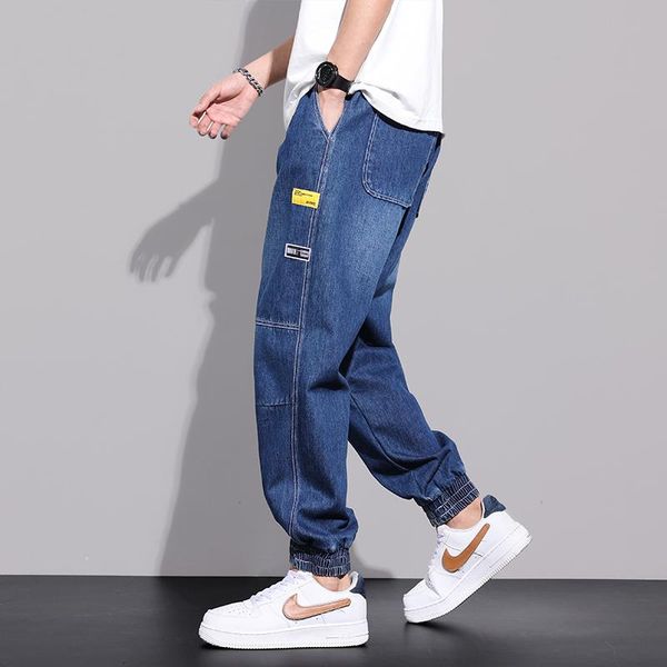 men's jeans fashion style spring autumn cotton elastic waist harem pants man blue korean trendy casual denim trousers male
men's jeans fashion style spring autumn cotton elastic waist harem pants man blue korean trendy casual denim trousers male