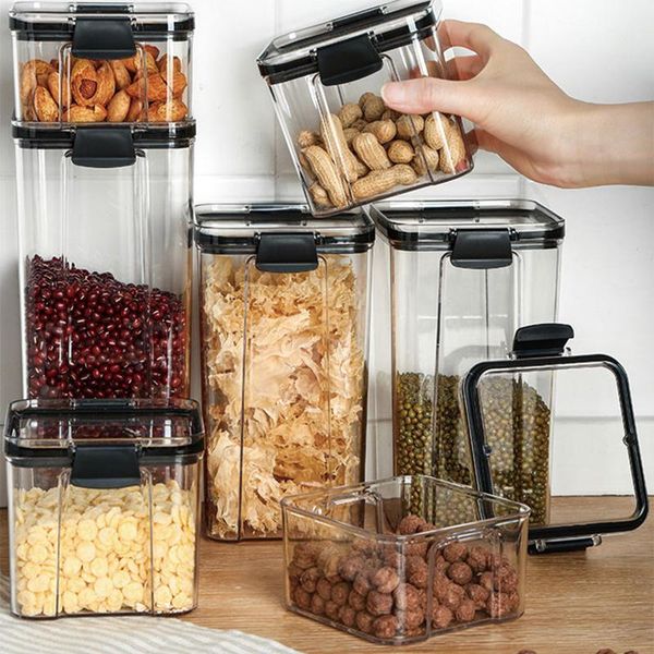 storage bottles & jars kitchen organizer food container plastic refrigerator noodle box multigrain tank transparent sealed
storage bottles & jars kitchen organizer food container plastic refrigerator noodle box multigrain tank transparent sealed