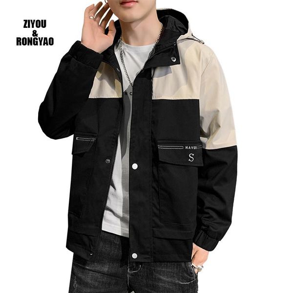 men's jackets workwear jacket spring and autumn pathwork causal loose style trendy male student clothes, Black;brown
men's jackets workwear jacket spring and autumn pathwork causal loose style trendy male student clothes, Black;brown