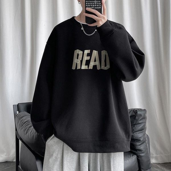 men's hoodies & sweatshirts creative letter graphic men casual oversize sweatshirt harajuku fashion male pullovers loose cloth, Black
men's hoodies & sweatshirts creative letter graphic men casual oversize sweatshirt harajuku fashion male pullovers loose cloth, Black