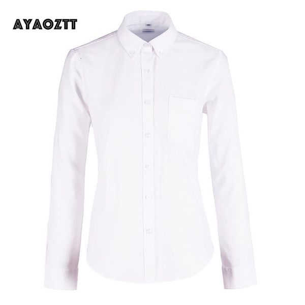 ayaoztt white blouses long sleeve oxford ladies office long sleeve shirts women polyester blusas camisas mujer plus size 2021
ayaoztt white blouses long sleeve oxford ladies office long sleeve shirts women polyester blusas camisas mujer plus size 2021