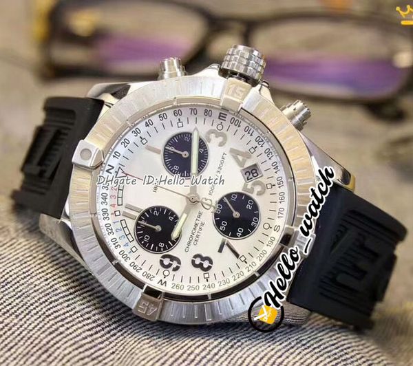 46mm ii chrono watches diver pro white dial black subdial a1338012 quartz chronograph mens watch satch rubber steel case hello_watch, Slivery;brown
46mm ii chrono watches diver pro white dial black subdial a1338012 quartz chronograph mens watch satch rubber steel case hello_watch, Slivery;brown