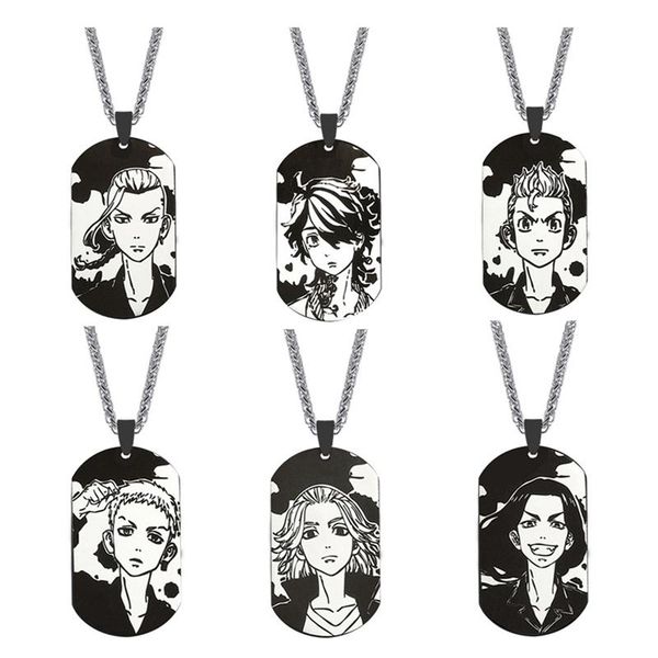 pendant necklaces anime tokyo revengers necklace stainless steel dog tag cartoon character kazutora hanemiya po cos gift, Silver
pendant necklaces anime tokyo revengers necklace stainless steel dog tag cartoon character kazutora hanemiya po cos gift, Silver