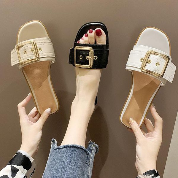 slippers summer flat women 2021 slip on buckle ladies slides leisure comfort beach footwear pu leather for girls, Black
slippers summer flat women 2021 slip on buckle ladies slides leisure comfort beach footwear pu leather for girls, Black