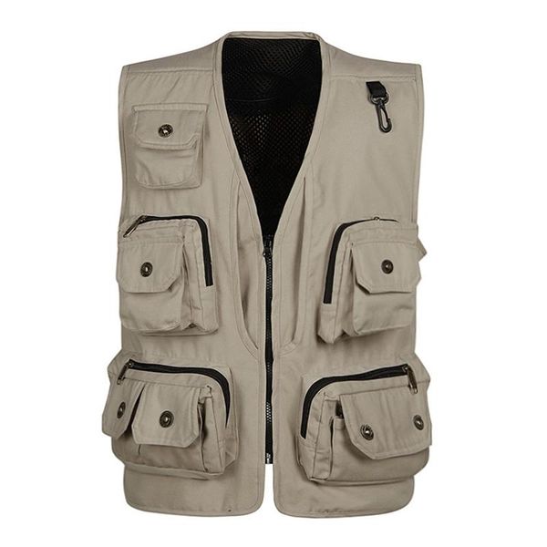 men's vests fashion tactical fisherman's vest for men military clothes director pography casual breathable multi pocket style, Black;white
men's vests fashion tactical fisherman's vest for men military clothes director pography casual breathable multi pocket style, Black;white
