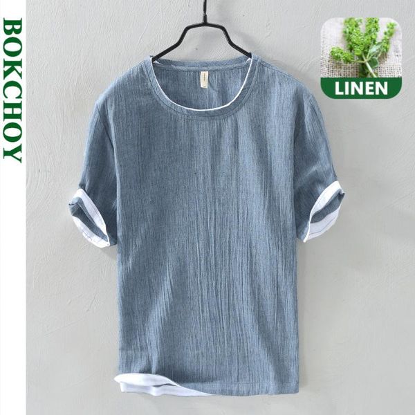 men's t-shirts linen loose casual round neck t-shirt japanese short-sleeved solid cotton and 260, White;black
men's t-shirts linen loose casual round neck t-shirt japanese short-sleeved solid cotton and 260, White;black
