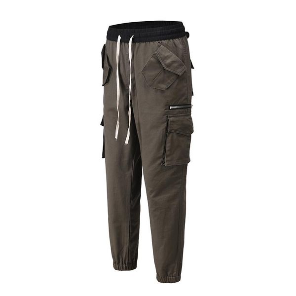 men's pants high street multi-pockets drawstring cargo mens solid color straight baggy trousers harajuku boom feet casual pencil, Black
men's pants high street multi-pockets drawstring cargo mens solid color straight baggy trousers harajuku boom feet casual pencil, Black