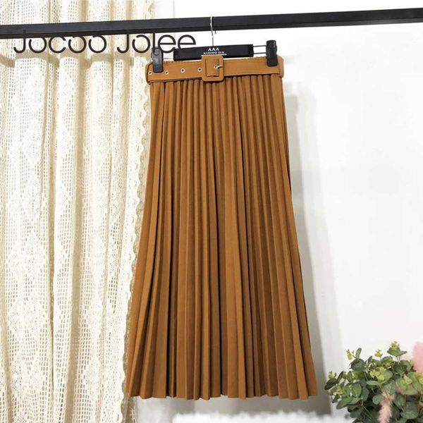 jocoo jolee women winter spring pleat a line skirt casual high waist midi skirt elegant ladies vintage harajuku solid long skirt 210619, Black
jocoo jolee women winter spring pleat a line skirt casual high waist midi skirt elegant ladies vintage harajuku solid long skirt 210619, Black