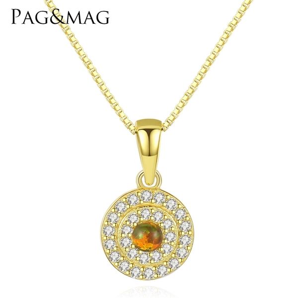 pag & mag opal 3a zircon s925 silver box chain circle necklace new accessories, Black
pag & mag opal 3a zircon s925 silver box chain circle necklace new accessories, Black