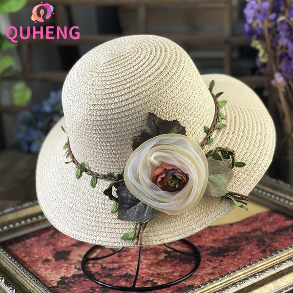 wide brim hats quheng woman hat fashion and elegant leaf rope gauze flower straw seaside beach idyllic outing sun z177, Blue;gray
wide brim hats quheng woman hat fashion and elegant leaf rope gauze flower straw seaside beach idyllic outing sun z177, Blue;gray
