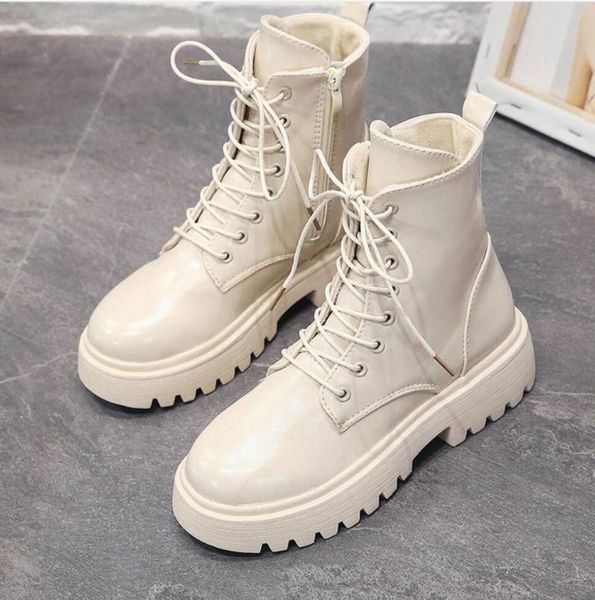 boots combat women leather motorcycle thick bottom gothic shoes winter warm fashion black beige ankle botas de mujer
boots combat women leather motorcycle thick bottom gothic shoes winter warm fashion black beige ankle botas de mujer