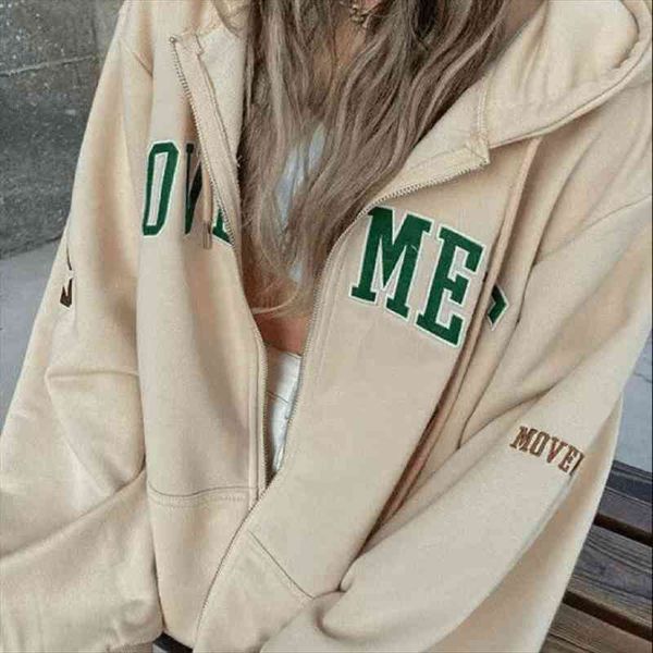retro street trend american letter print hoodie womens casual loose large size zipper cotton sweatshirt autumn top, Black
retro street trend american letter print hoodie womens casual loose large size zipper cotton sweatshirt autumn top, Black