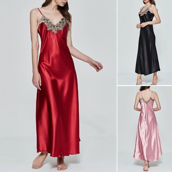 fashion women sleepwear nightgowns 2021 summer v-neck sleepdress casual lace dress nightwear loose homewear plus size, Black;red
fashion women sleepwear nightgowns 2021 summer v-neck sleepdress casual lace dress nightwear loose homewear plus size, Black;red