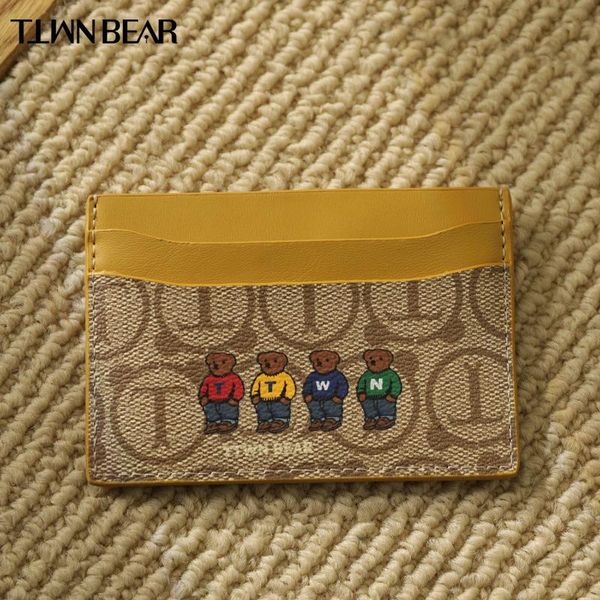 card holders multi-card holder female ultra-thin small multi-function bank, Brown;gray
card holders multi-card holder female ultra-thin small multi-function bank, Brown;gray