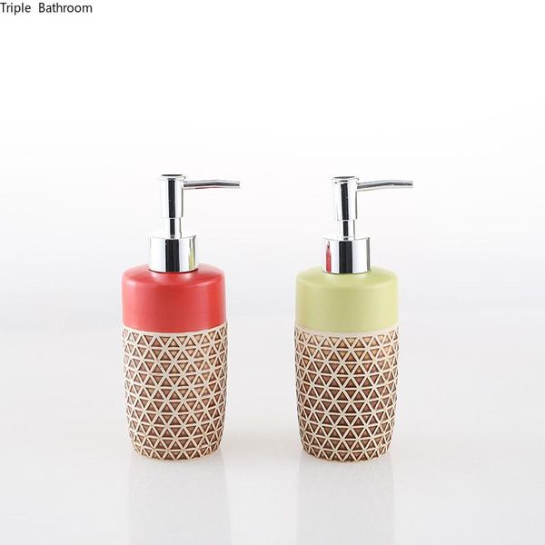 liquid soap dispenser 1 pc 300ml shampoo european style ceramics red shower gel bottles hand bottle bathroom accessories
liquid soap dispenser 1 pc 300ml shampoo european style ceramics red shower gel bottles hand bottle bathroom accessories