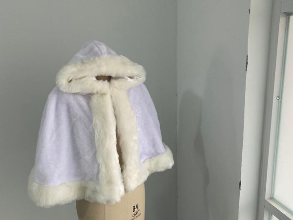 wraps & jackets winter wedding warm faux fur hooded cloak bridal shawl wrap cape, White
wraps & jackets winter wedding warm faux fur hooded cloak bridal shawl wrap cape, White