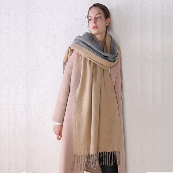 scarves zhuo y imitation cashmere ladies scarf shawl dual-use pure color autumn and winter ladieskeep warm, Blue;gray
scarves zhuo y imitation cashmere ladies scarf shawl dual-use pure color autumn and winter ladieskeep warm, Blue;gray