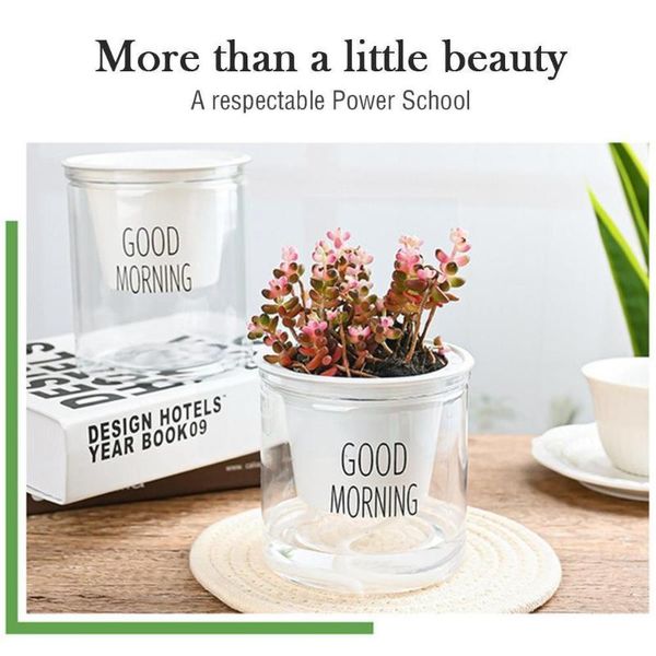planters & pots 1pc automatic watering planter pot transparent flower with water container for green plants succulent plant cactus c7b0
planters & pots 1pc automatic watering planter pot transparent flower with water container for green plants succulent plant cactus c7b0
