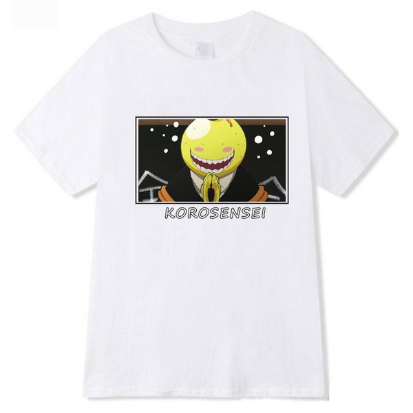 women's t-shirt anime assassination classroom t shirt funny graphic korosensei harajuku tee o-neck short sleeved unisex, White
women's t-shirt anime assassination classroom t shirt funny graphic korosensei harajuku tee o-neck short sleeved unisex, White