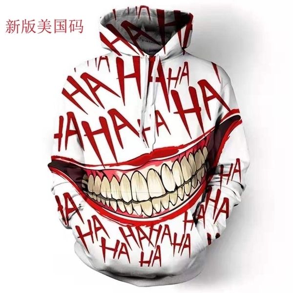 joker 3d print sweatshirt hoodies men and women hip hop funny autumn streetwear hoodies sweatshirt for couples clothes 201128, Black
joker 3d print sweatshirt hoodies men and women hip hop funny autumn streetwear hoodies sweatshirt for couples clothes 201128, Black