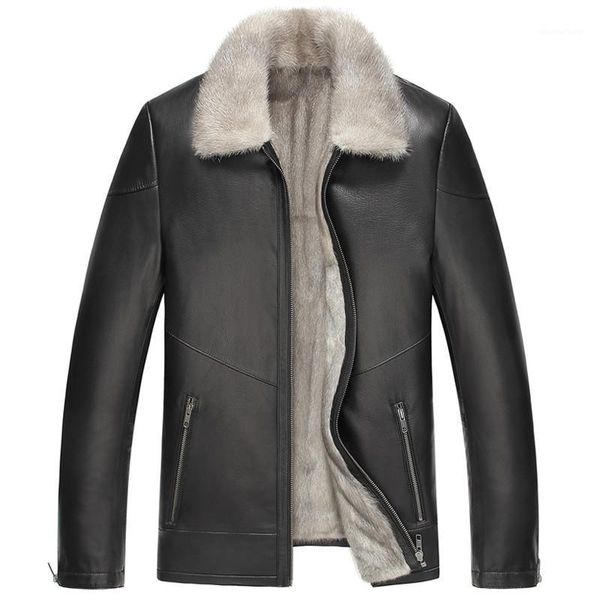 men's leather & faux genuine jacket men natural coat winter luxury cow jackets chaqueta lsy069068 my1444, Black
men's leather & faux genuine jacket men natural coat winter luxury cow jackets chaqueta lsy069068 my1444, Black