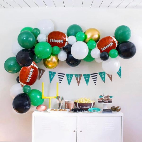 party decoration 47pcs 18inch rugbyball foil balloons arch kit garland rugby helium globos sports theme birthday boys toy gift 
party decoration 47pcs 18inch rugbyball foil balloons arch kit garland rugby helium globos sports theme birthday boys toy gift