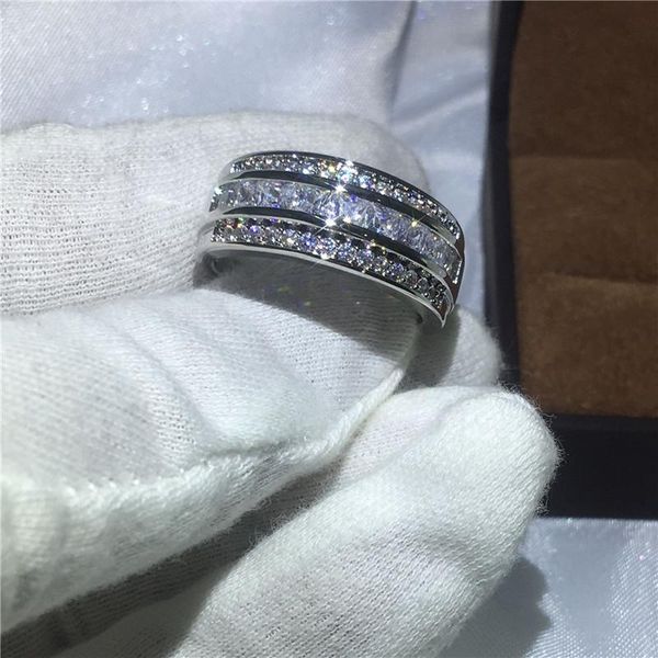 wedding rings unique engagement band for men silver color zircon stone white gold filled male party ring jewelry, Slivery;golden
wedding rings unique engagement band for men silver color zircon stone white gold filled male party ring jewelry, Slivery;golden