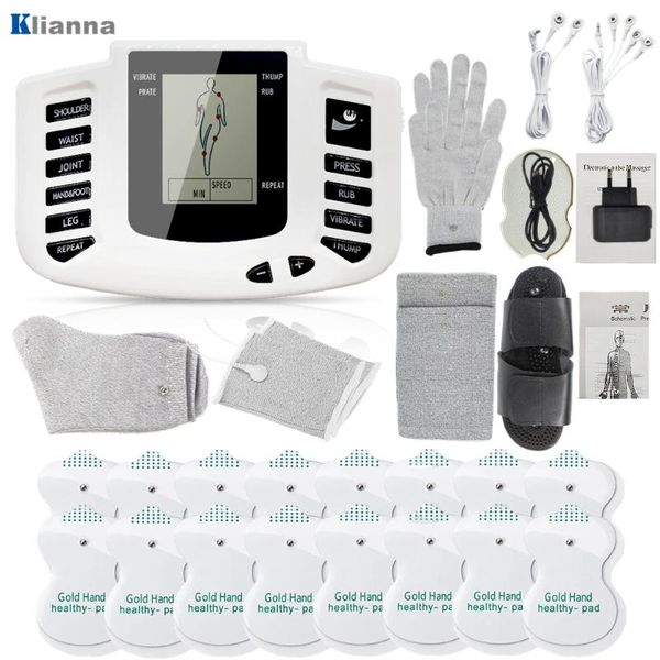 klianna ems pulse tens acupuncture therapy electric muscle stimulator full body massage with kneepads socks gloves health care
klianna ems pulse tens acupuncture therapy electric muscle stimulator full body massage with kneepads socks gloves health care