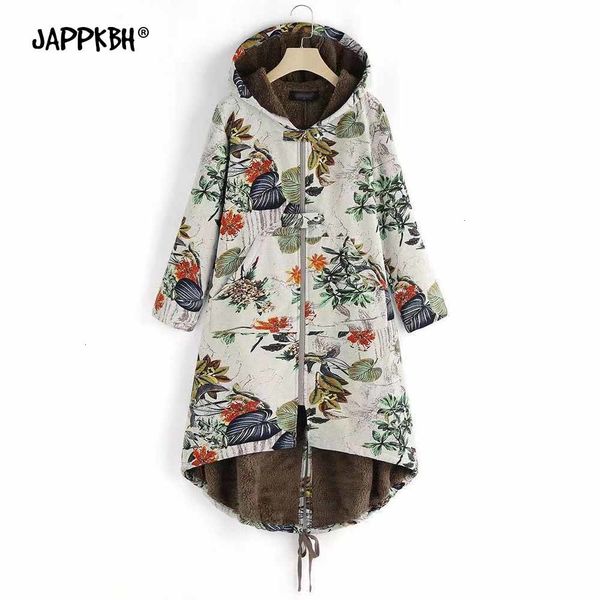 autumn winter jackets women casual plus size slim zipper hooded coat female vintage floral print warm velvet long parkas 201014, Black
autumn winter jackets women casual plus size slim zipper hooded coat female vintage floral print warm velvet long parkas 201014, Black
