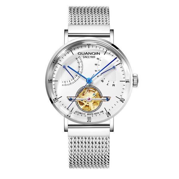 guanqin skeleton tourbillon watch men automatic business stainless steel mechanical wrist watches reloj hombre 2021, Slivery;brown
guanqin skeleton tourbillon watch men automatic business stainless steel mechanical wrist watches reloj hombre 2021, Slivery;brown