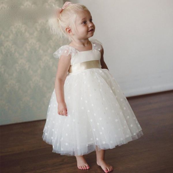 girl's dresses cute baby girl long dots tulle princess cap sleeves flower dress girls first communication 2021 with pearls sash, Red;yellow
girl's dresses cute baby girl long dots tulle princess cap sleeves flower dress girls first communication 2021 with pearls sash, Red;yellow