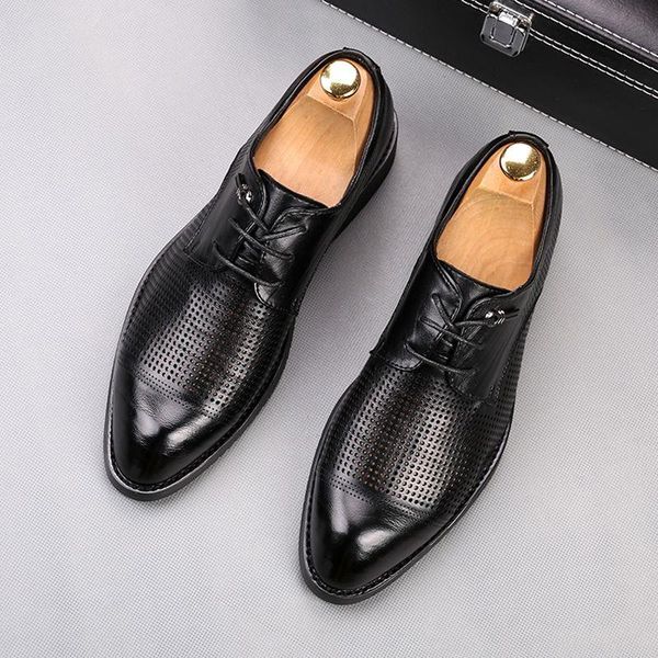 dress shoes fashion designer wedding for men hollowed-out work decoration flat party formal prom business, Black
dress shoes fashion designer wedding for men hollowed-out work decoration flat party formal prom business, Black