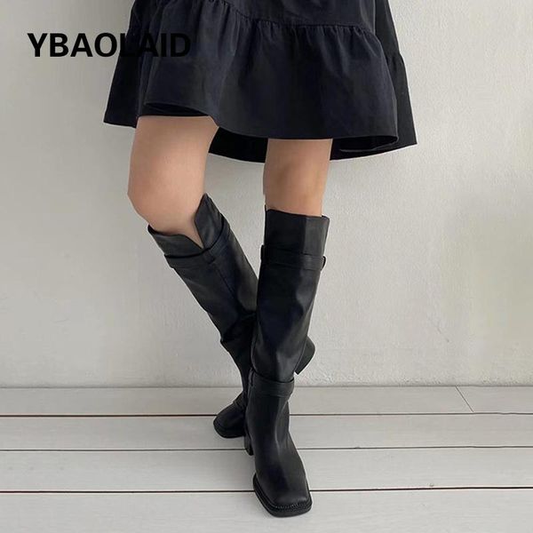 boots square toe thick heel genuine leather fashion sense long 2021 spring and autumn vintage all-match knight women, Black
boots square toe thick heel genuine leather fashion sense long 2021 spring and autumn vintage all-match knight women, Black
