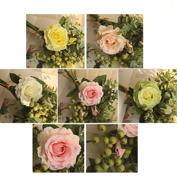 decorative flowers & wreaths 2021 stylish appearance berry rose bouquet artificial flower wedding wall party accessory home decoration
decorative flowers & wreaths 2021 stylish appearance berry rose bouquet artificial flower wedding wall party accessory home decoration