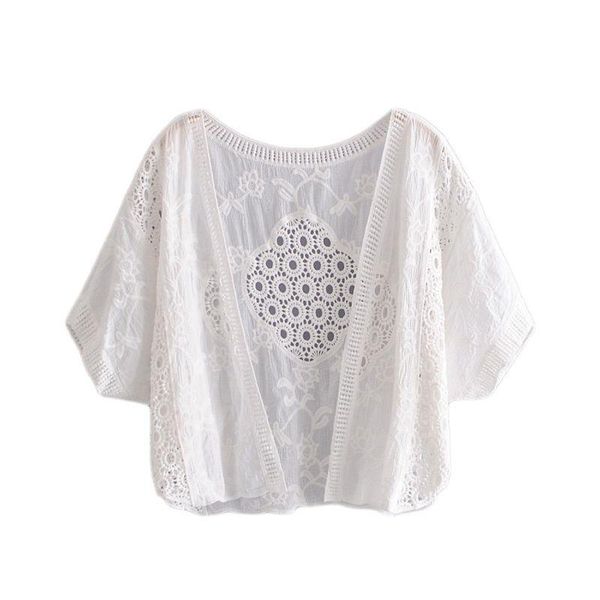 women's knits & tees vintage chic women white lace embroidery blouses loose crop cardigan short sleeve boho shirts blusas
women's knits & tees vintage chic women white lace embroidery blouses loose crop cardigan short sleeve boho shirts blusas