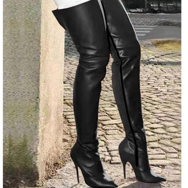 boots autumn winter women long stretch slim thigh high over the knee heels stiletto platform shoes woman, Black
boots autumn winter women long stretch slim thigh high over the knee heels stiletto platform shoes woman, Black