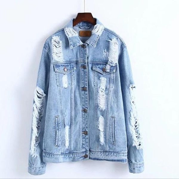 women's jackets europe and america-hole jeans coat-women's baseball jacket coats women, Black;brown
women's jackets europe and america-hole jeans coat-women's baseball jacket coats women, Black;brown