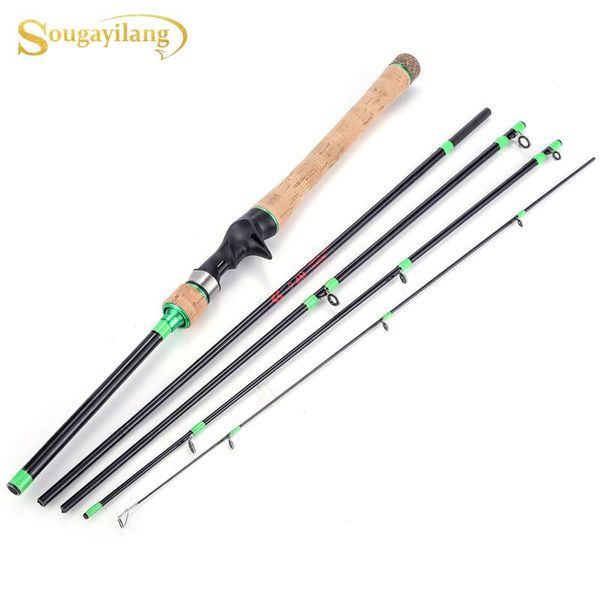 sougayilang 1.8m 2.1m 2.4m fishing rod portable 5 section carbon fiber travel lure fishing pole tackle tool
sougayilang 1.8m 2.1m 2.4m fishing rod portable 5 section carbon fiber travel lure fishing pole tackle tool