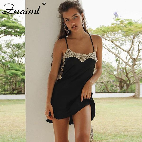 znaiml black lace style sweet floral sling bodycon dresses for women's club wear 2021 spring backless mini dress female, Black;gray
znaiml black lace style sweet floral sling bodycon dresses for women's club wear 2021 spring backless mini dress female, Black;gray