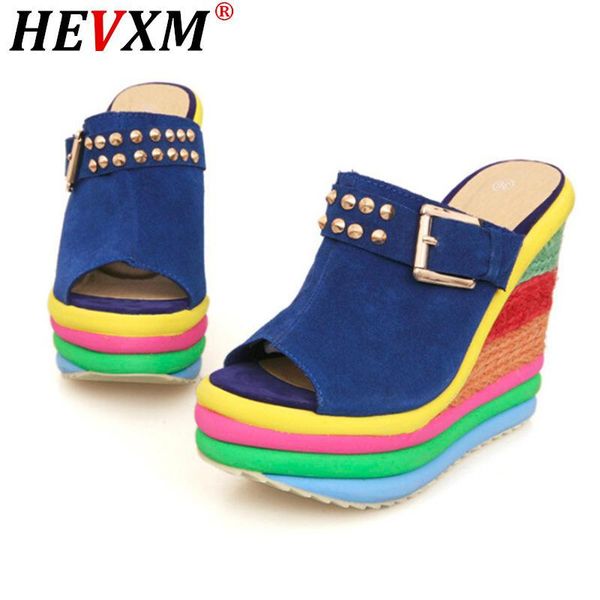 sandals 2021 summer bohemia casual rainbow peep toe platform for womens wedges sandalias plataforma shoes high y5263, Black
sandals 2021 summer bohemia casual rainbow peep toe platform for womens wedges sandalias plataforma shoes high y5263, Black