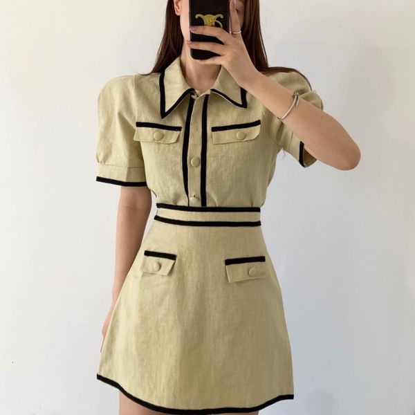 two piece dress summer korean chic fashion casual set women short sleeve shirt blouse + mini skirt suits vintage 2 l9qn, White
two piece dress summer korean chic fashion casual set women short sleeve shirt blouse + mini skirt suits vintage 2 l9qn, White
