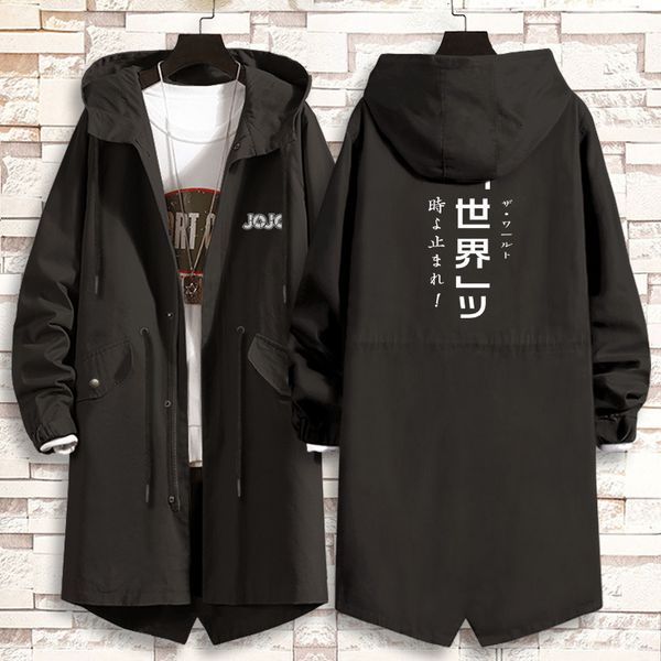 2021 new men anime jojo's bizarre adventure dio hoodie coat cosplay long trench jacket sweatshirt thicken overcoat g6ta, Black
2021 new men anime jojo's bizarre adventure dio hoodie coat cosplay long trench jacket sweatshirt thicken overcoat g6ta, Black