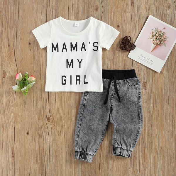 clothing sets 2pcs baby summer tracksuits letter print o-neck short sleeves t-shirt + elastic waist casual pants suit for toddler 0-3 years, White
clothing sets 2pcs baby summer tracksuits letter print o-neck short sleeves t-shirt + elastic waist casual pants suit for toddler 0-3 years, White