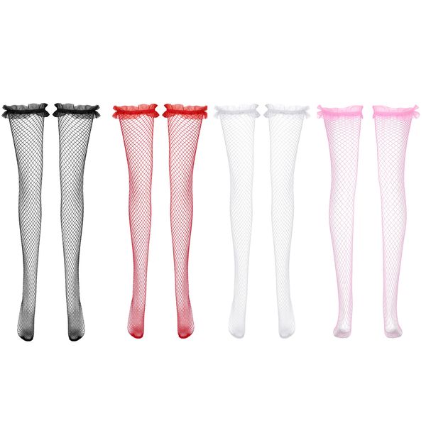 sheer mesh above knee stockings sissy hollow out fishnet thigh high socks crossdressing see through silk stocking lingerie, Black;white
sheer mesh above knee stockings sissy hollow out fishnet thigh high socks crossdressing see through silk stocking lingerie, Black;white