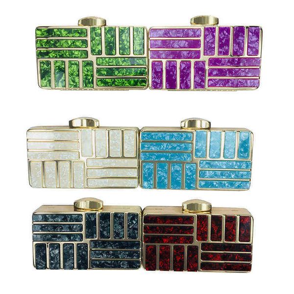 wedding dinner party acrylic hand bag lady fashion hand make up evening