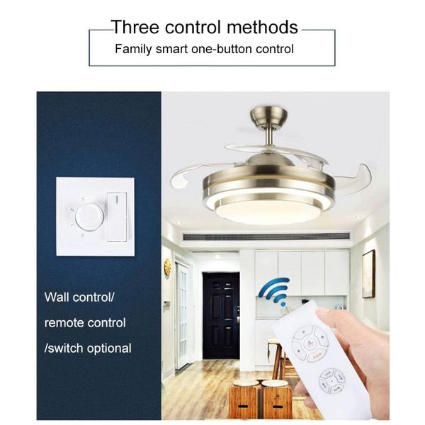 220v 42 inch silver/golden modern ceiling fan remote control frequency conversion with lights invisiable led folding ceiling fan
220v 42 inch silver/golden modern ceiling fan remote control frequency conversion with lights invisiable led folding ceiling fan