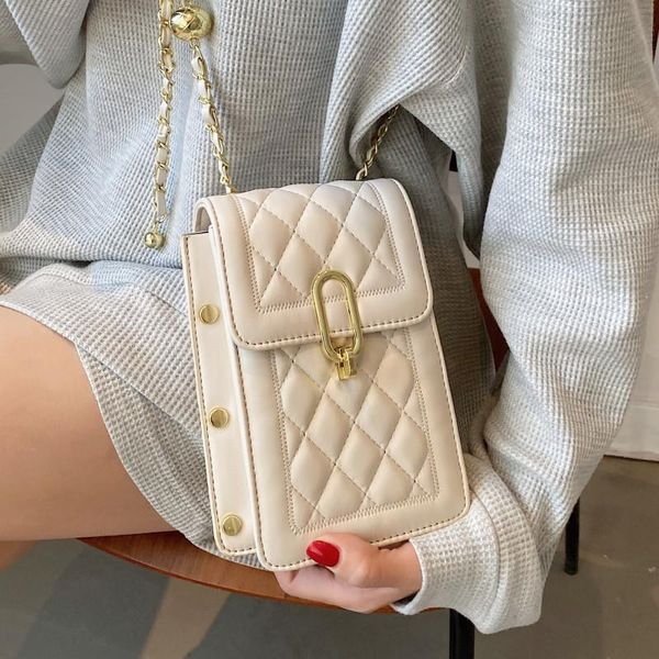 evening bags quilted chain women shoulder bag rhombus lattice crossbody luxury small leather handbags ladys brand designer messenger
evening bags quilted chain women shoulder bag rhombus lattice crossbody luxury small leather handbags ladys brand designer messenger