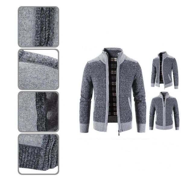men's sweaters with pocket long lasting charming fantastic knitted cardigan for office wear, White;black
men's sweaters with pocket long lasting charming fantastic knitted cardigan for office wear, White;black
