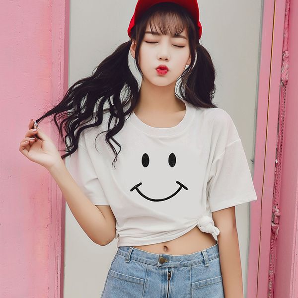 2021 new ulzzang harajuku imprint smiley school t-shirt summer thin short japanese kawaii f0lz, White
2021 new ulzzang harajuku imprint smiley school t-shirt summer thin short japanese kawaii f0lz, White