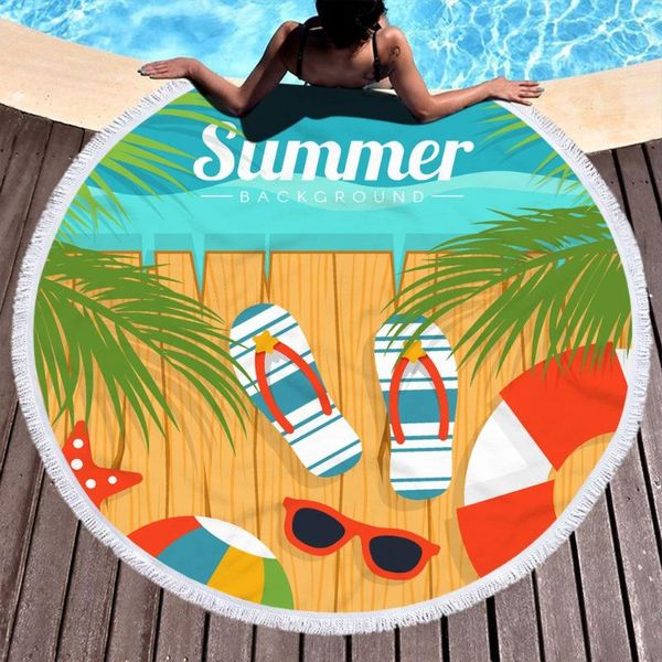 towel summer tropical printed beach landscape tassel round microfiber bath absorbent picnic towels150cm yoga mat
towel summer tropical printed beach landscape tassel round microfiber bath absorbent picnic towels150cm yoga mat